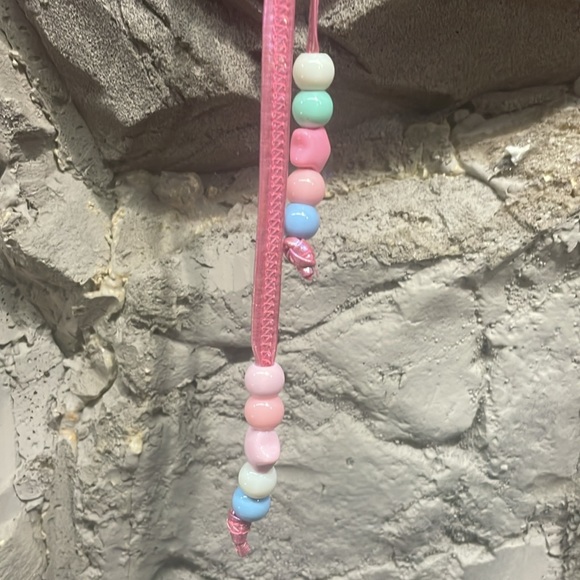 Club EXX metallic pink flared sleeve crop top size S - Picture 4 of 6